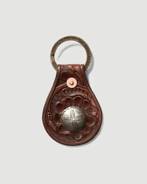 Key Ring Embossed Leather