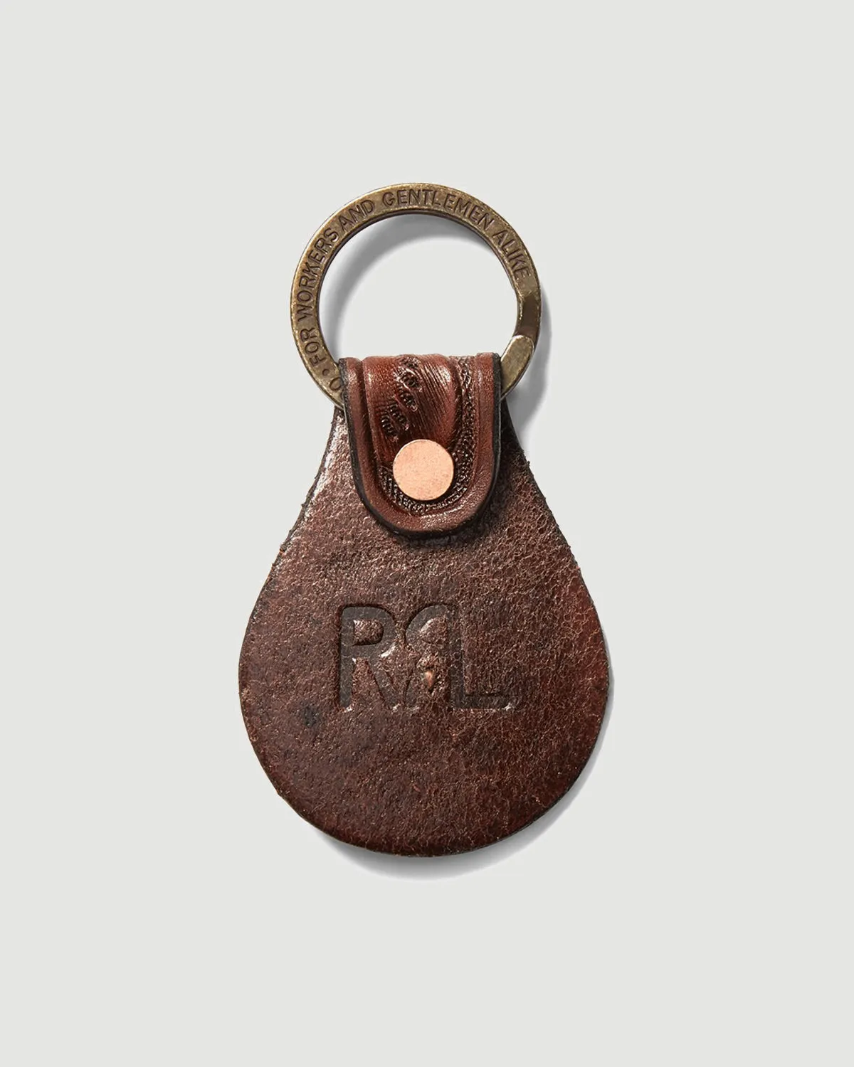Key Ring Embossed Leather