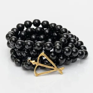 King Black Tourmaline Mala