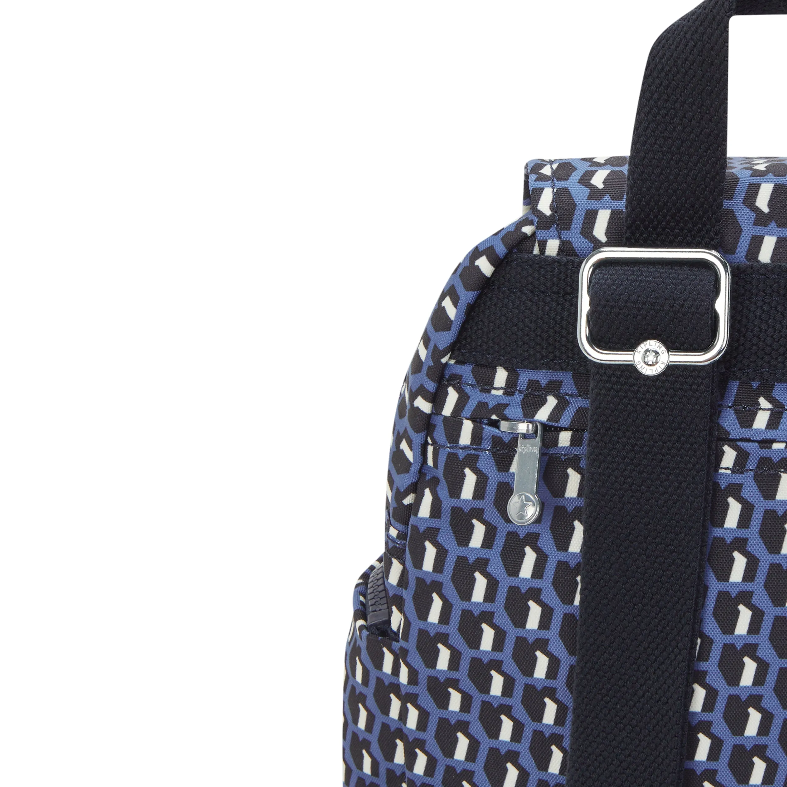 Kipling City Zip Mini 3D K Blue Small Backpack I3735-4JS