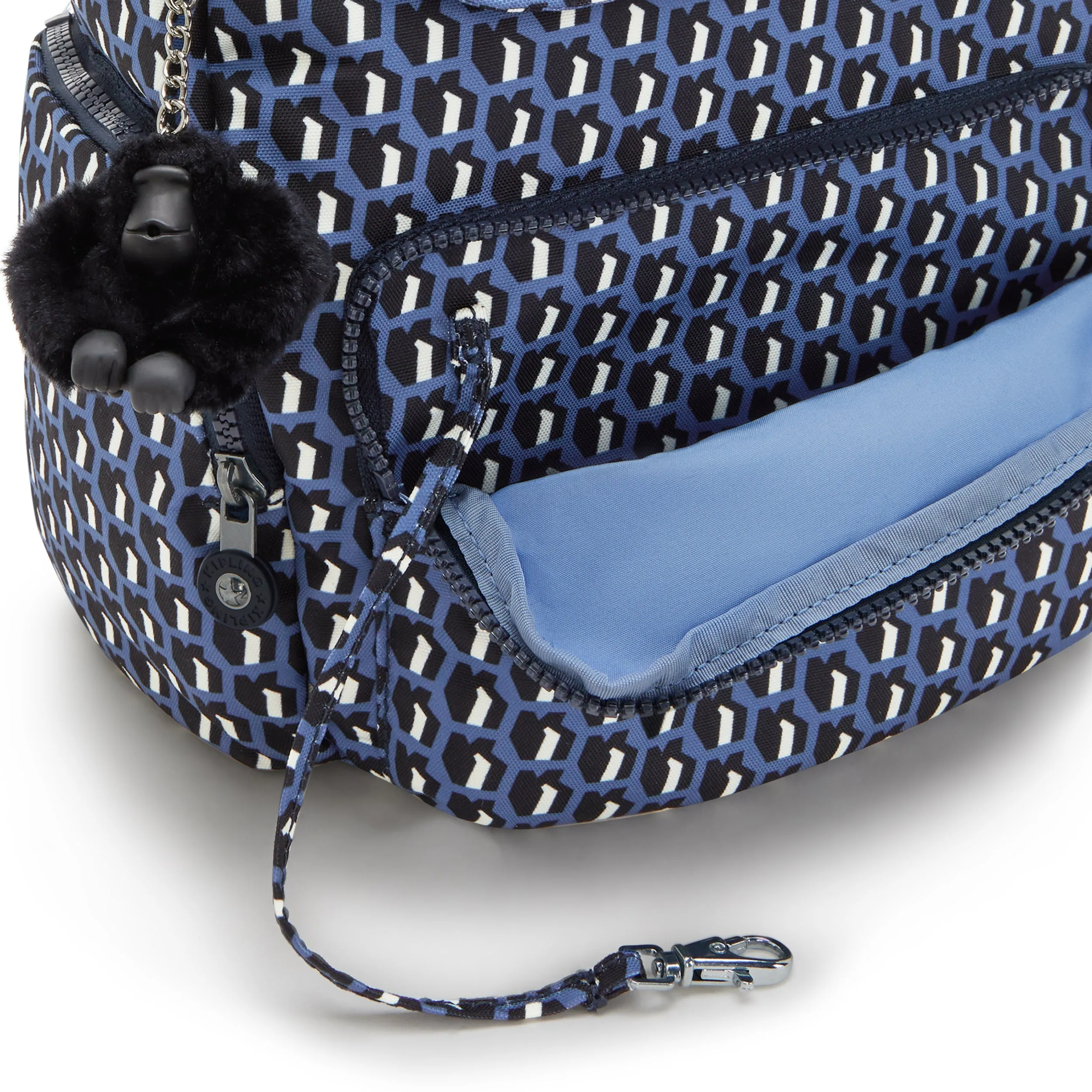 Kipling City Zip S 3D K Blue Small Backpack I6345-4JS