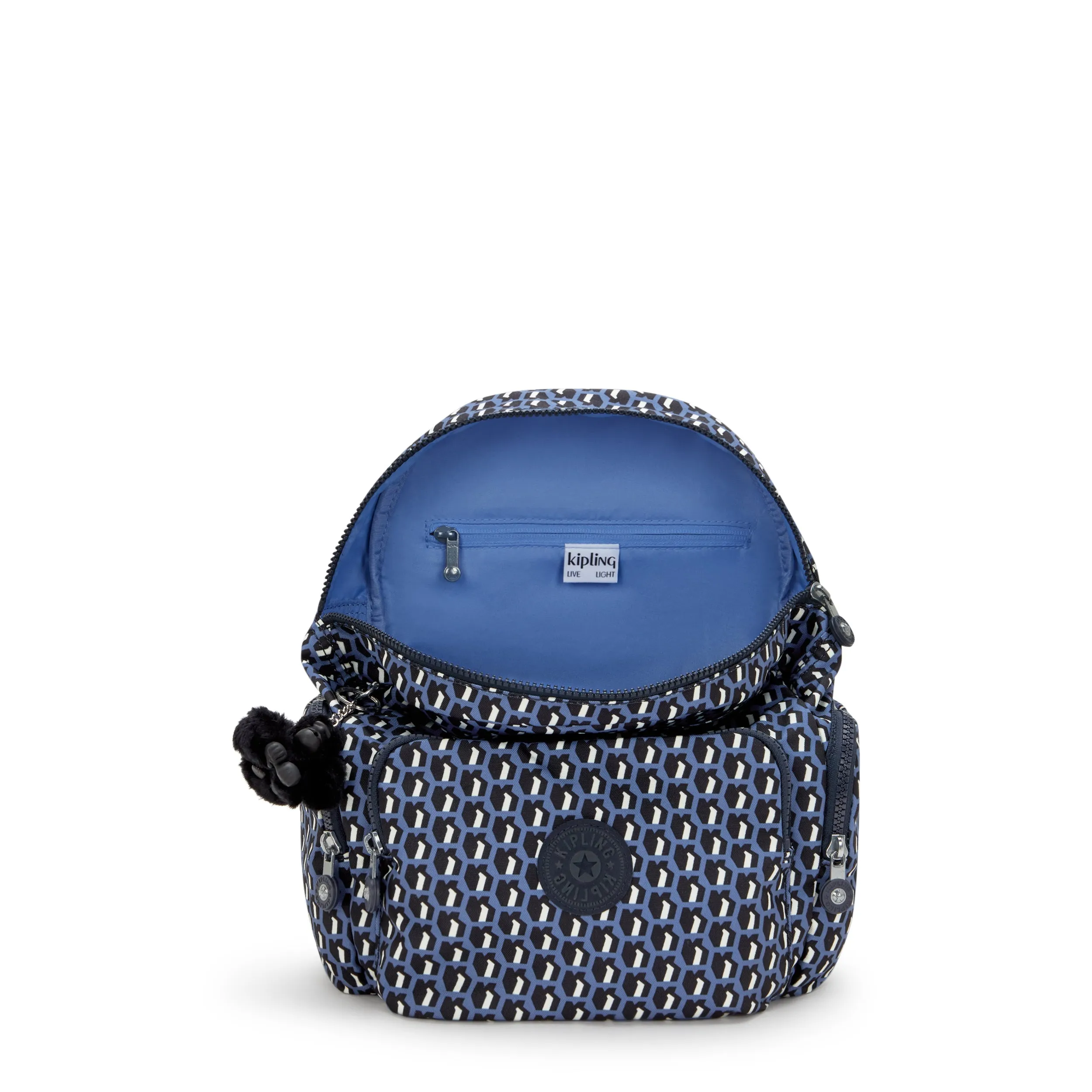 Kipling City Zip S 3D K Blue Small Backpack I6345-4JS