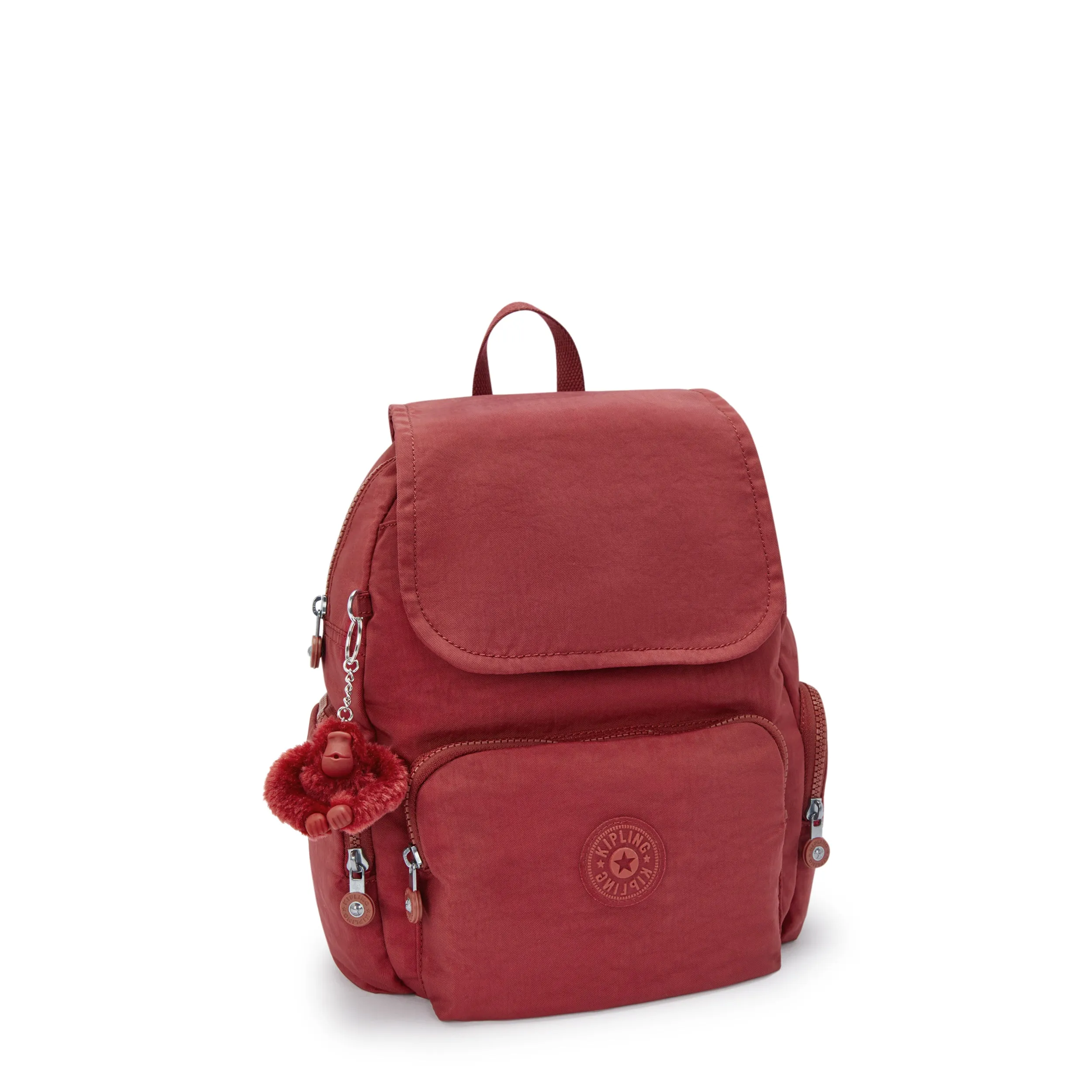 Kipling City Zip S Funky Red Small Backpack I3523-4SS
