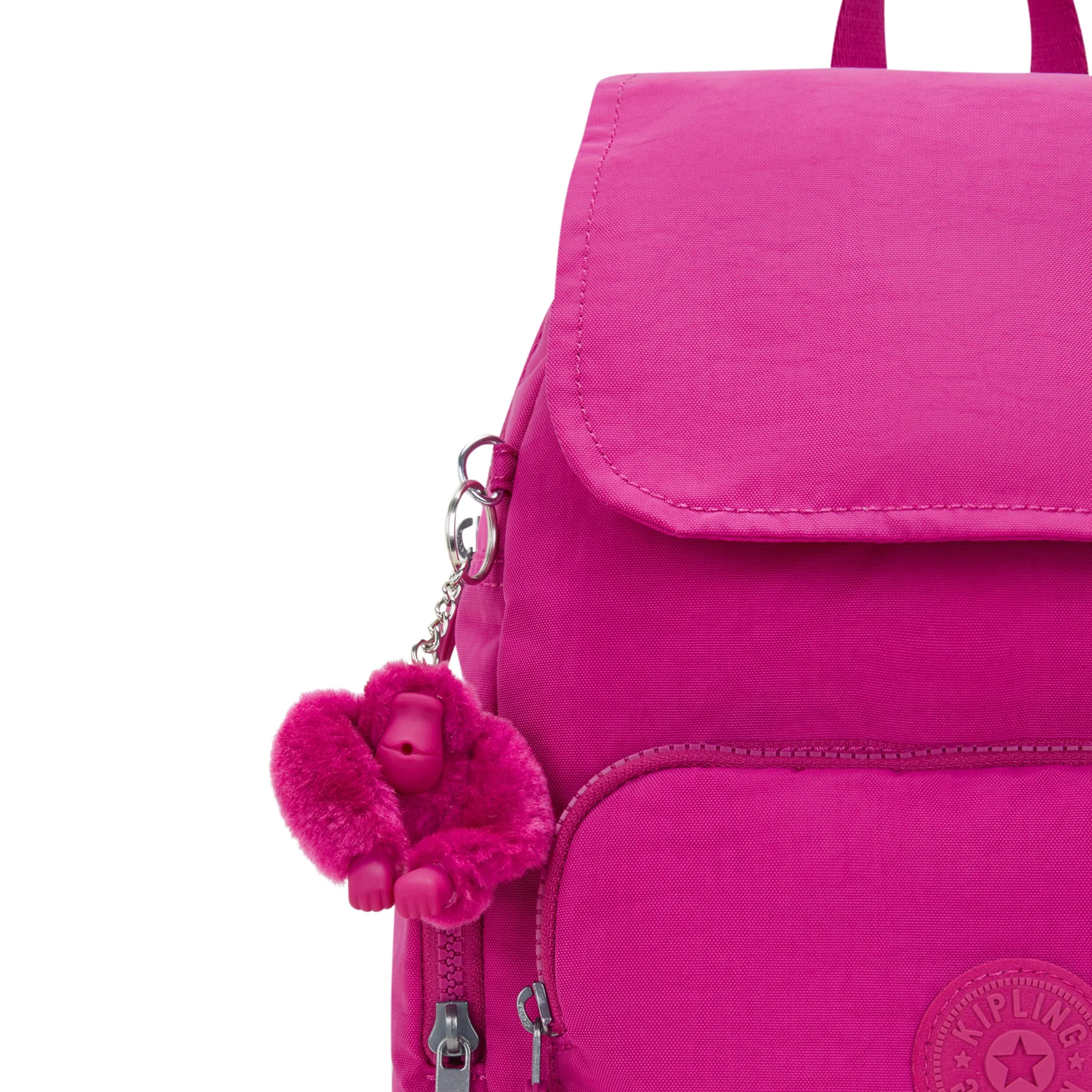 Kipling City Zip S Glowing Fuchsia Small Backpack I3523-3KU
