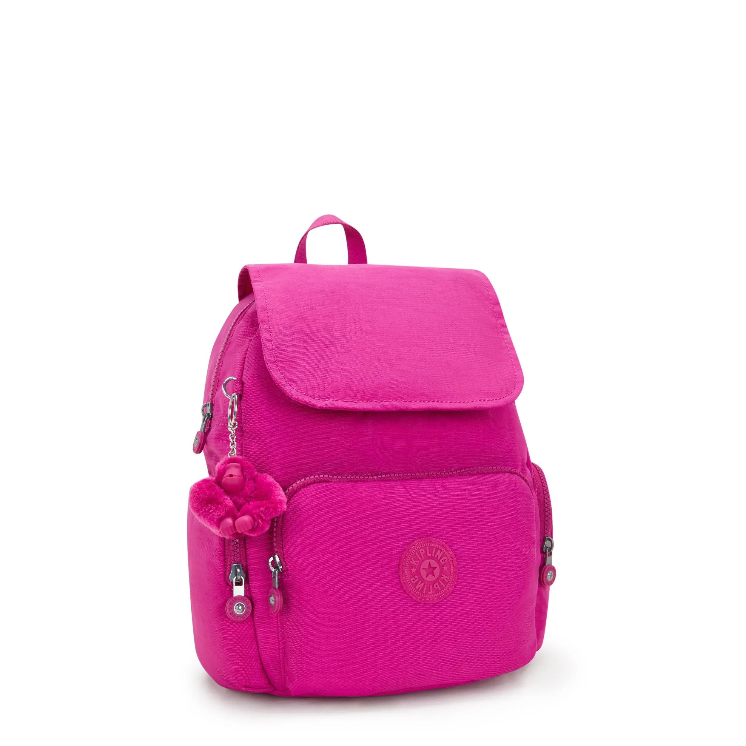 Kipling City Zip S Glowing Fuchsia Small Backpack I3523-3KU