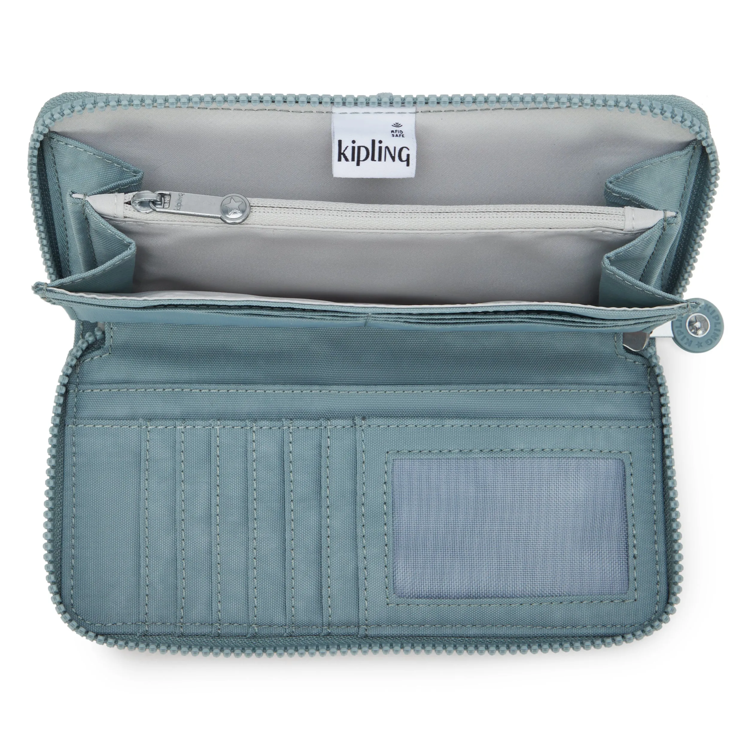 Kipling Money World Relaxed Grey Large Wallet I5411-3NL