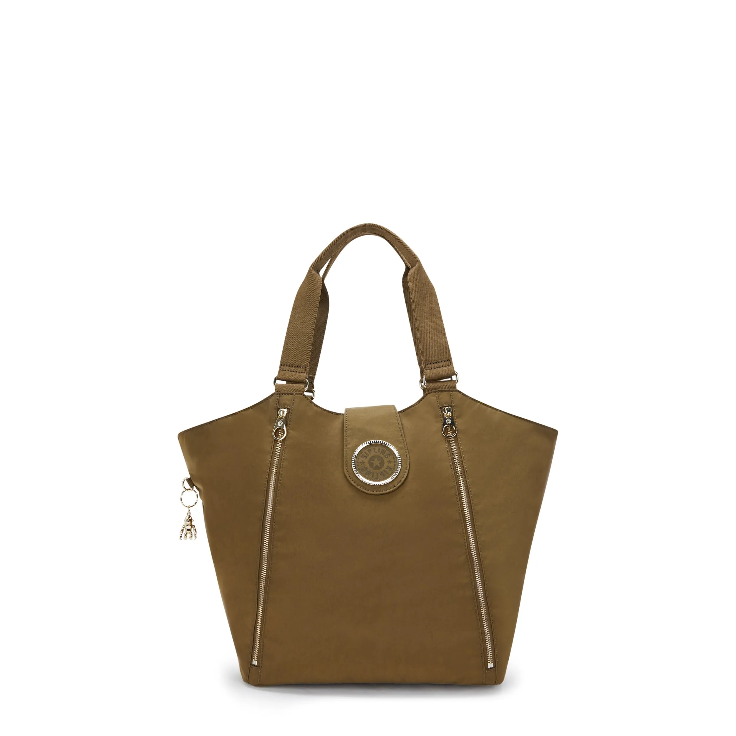 Kipling Recicely Dry Laurel Spice Medium Tote with Zipped & Magnetic Closure I3286-3KP