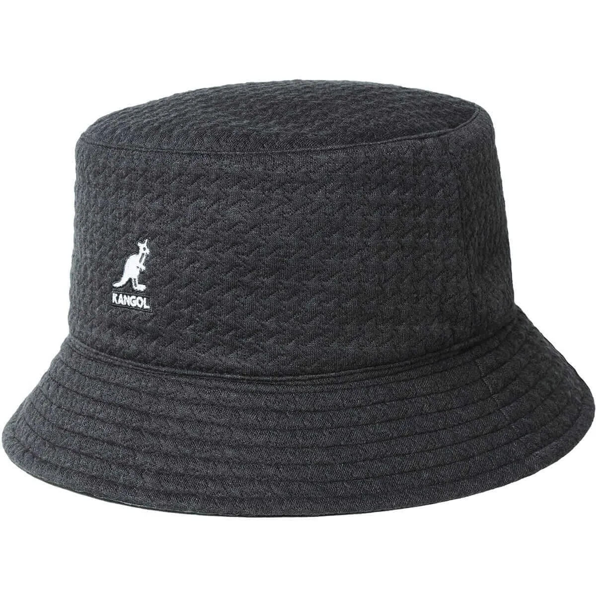 Klobúk Kangol Embossed Rev Bucket čierny