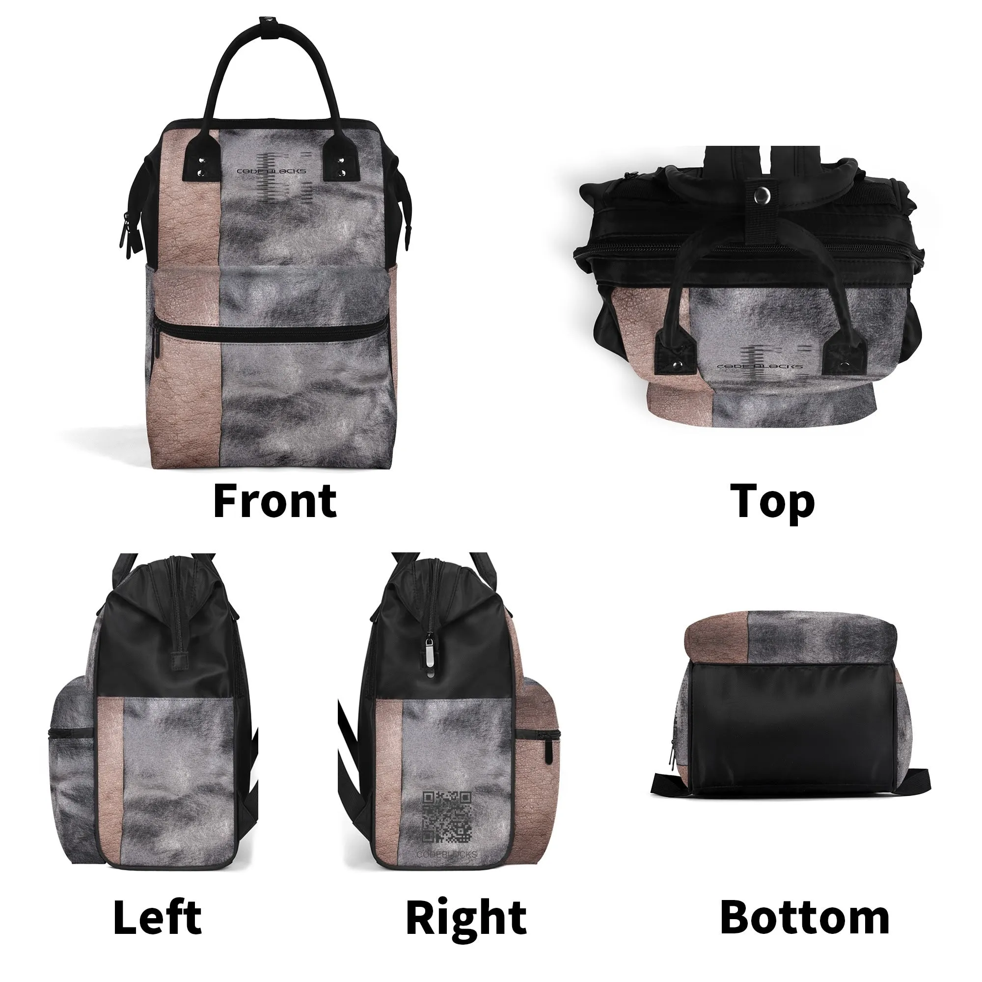 Large Capacity Diaper Bag Mummy Backpack Nursing Duckbilled Backpack