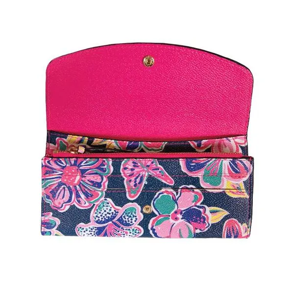 Large Card Holder Wallet Butterfly