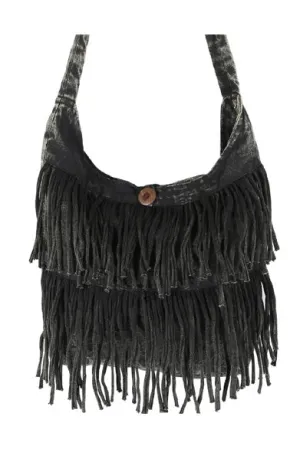 Large Fringe Sling Bag