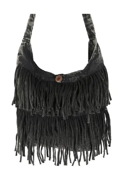 Large Fringe Sling Bag