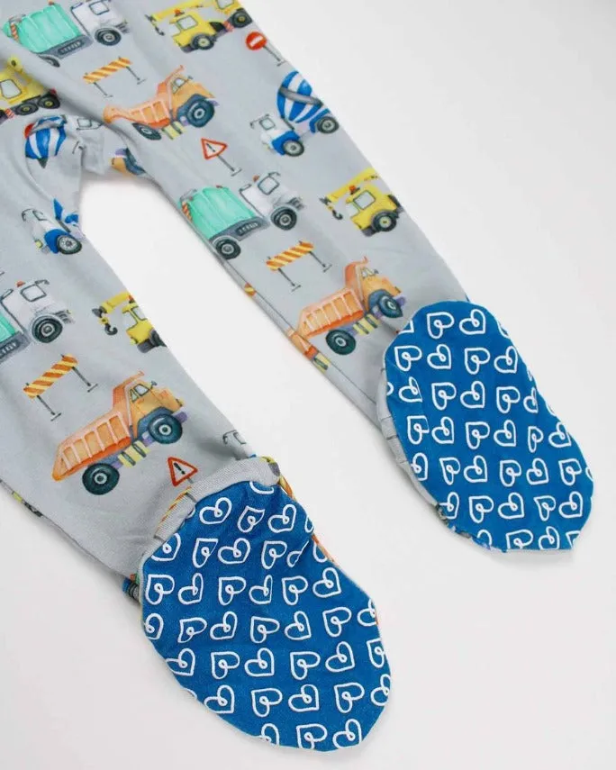 Lev Baby || Mark Zippered Footie