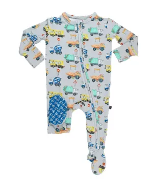Lev Baby || Mark Zippered Footie