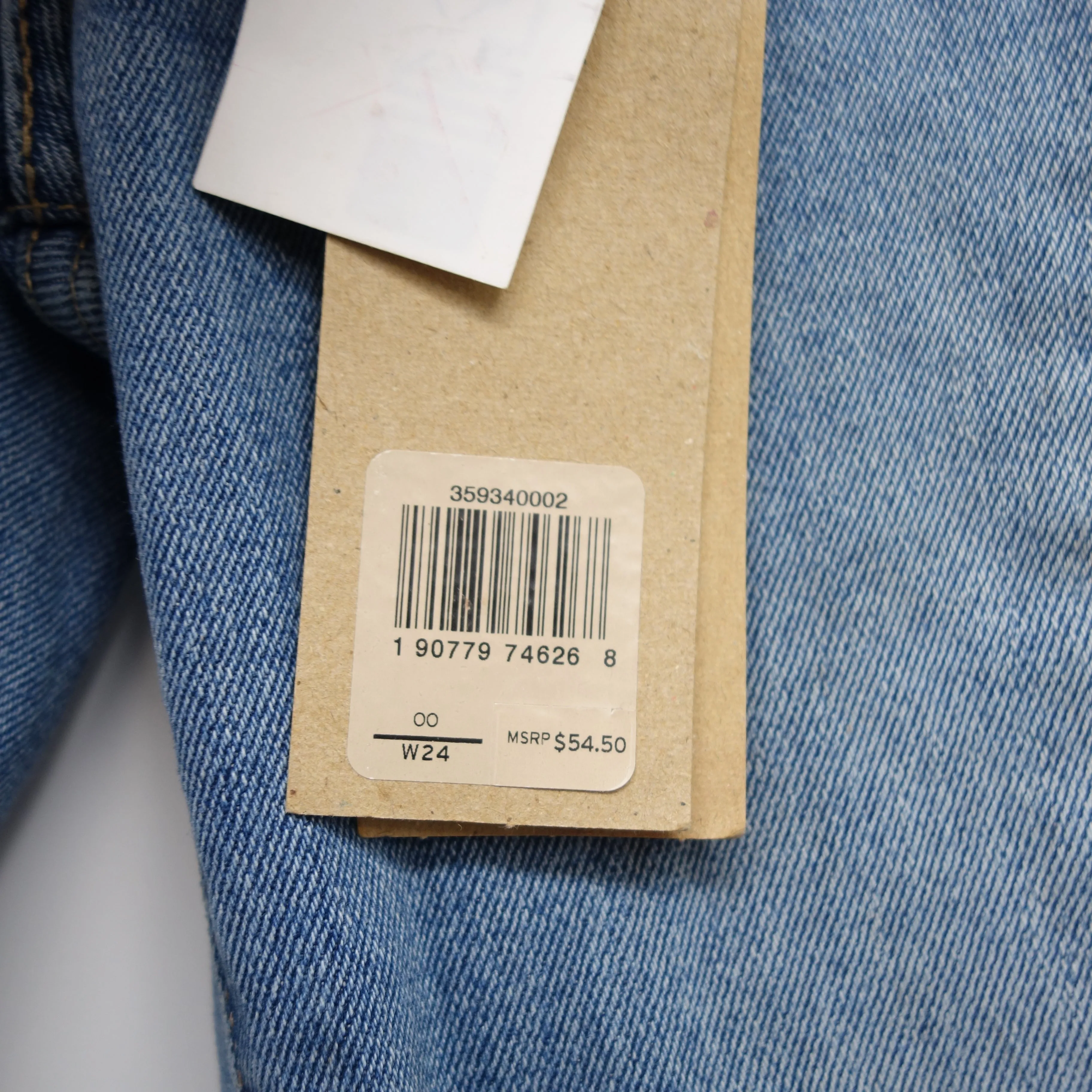 Levi's 711 0002 Womens Seamed Skinny Altered Jeans Size 00M / 24 x 27