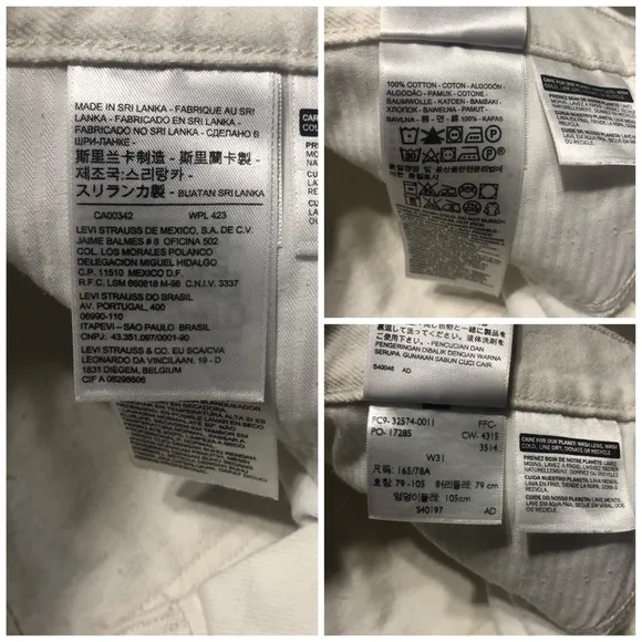 LEVIS’S 501 Jean Skirt
