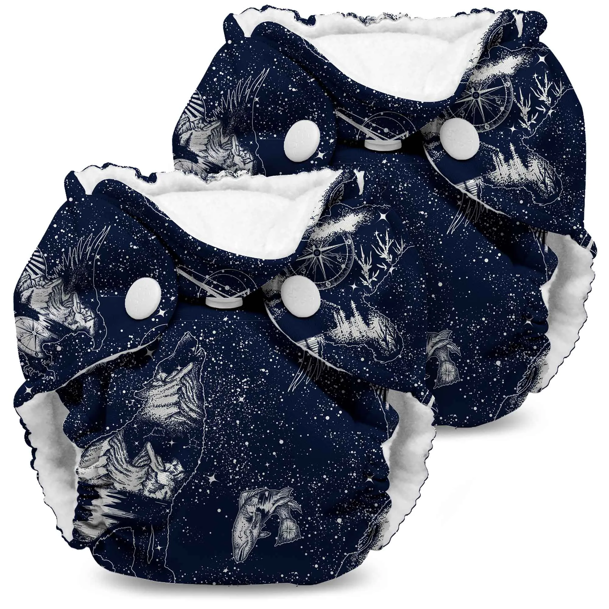 Lil Joey Newborn All In One Diaper (2-Pack)