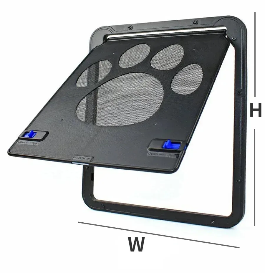 Lockable Magnetic Screen Pet Door