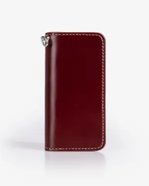 Long Shell Cordovan Wallet - Oxblood