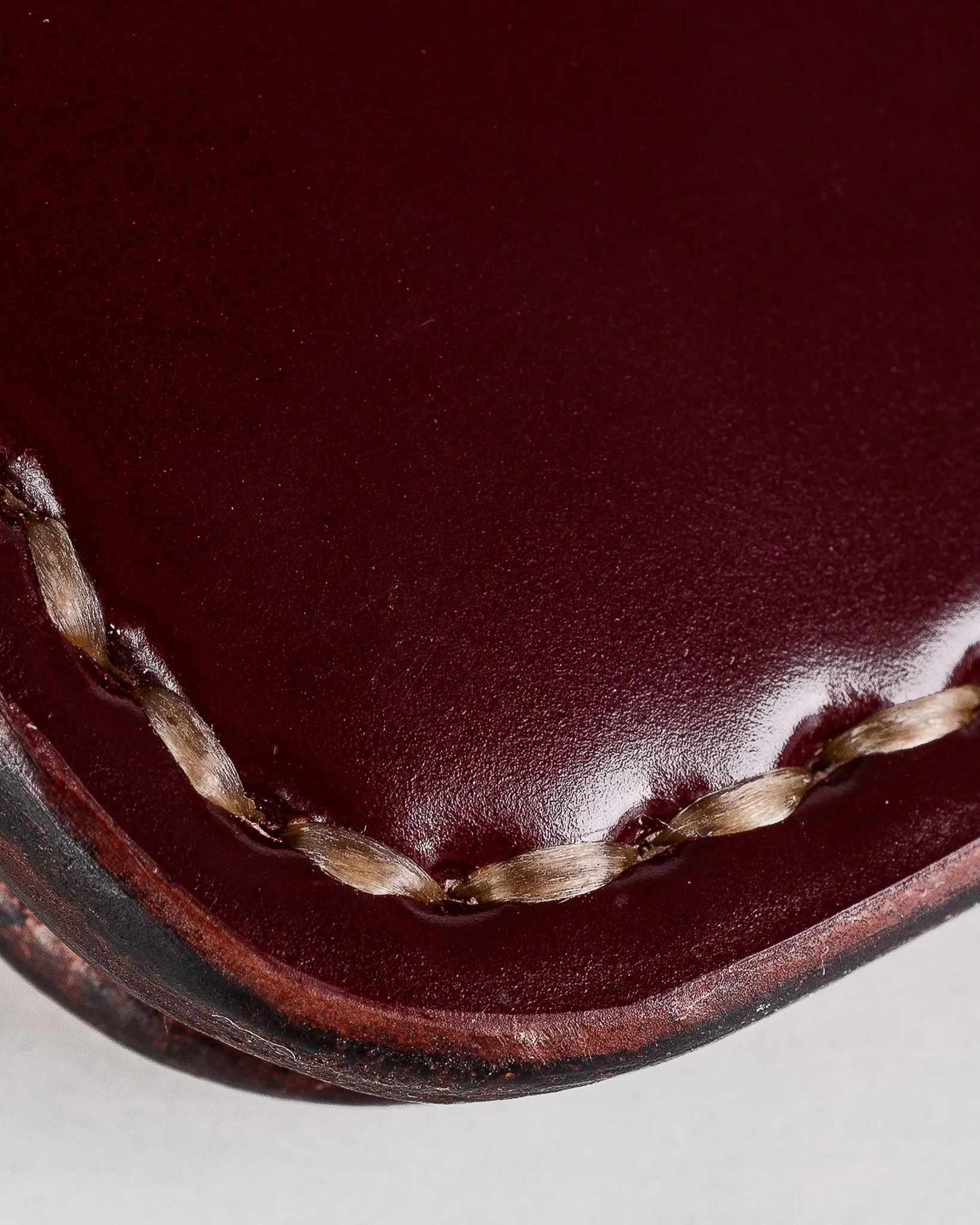Long Shell Cordovan Wallet - Oxblood