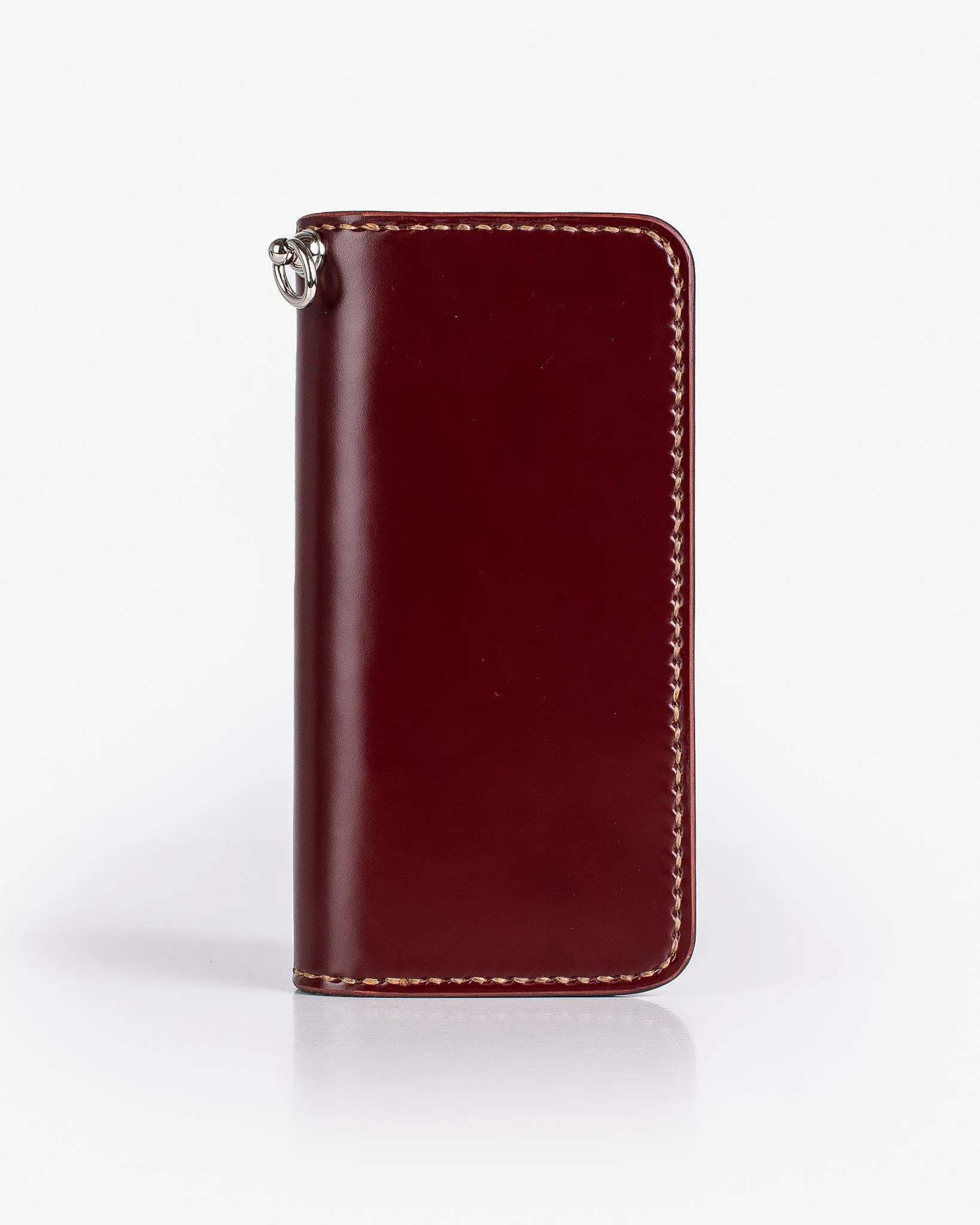 Long Shell Cordovan Wallet - Oxblood