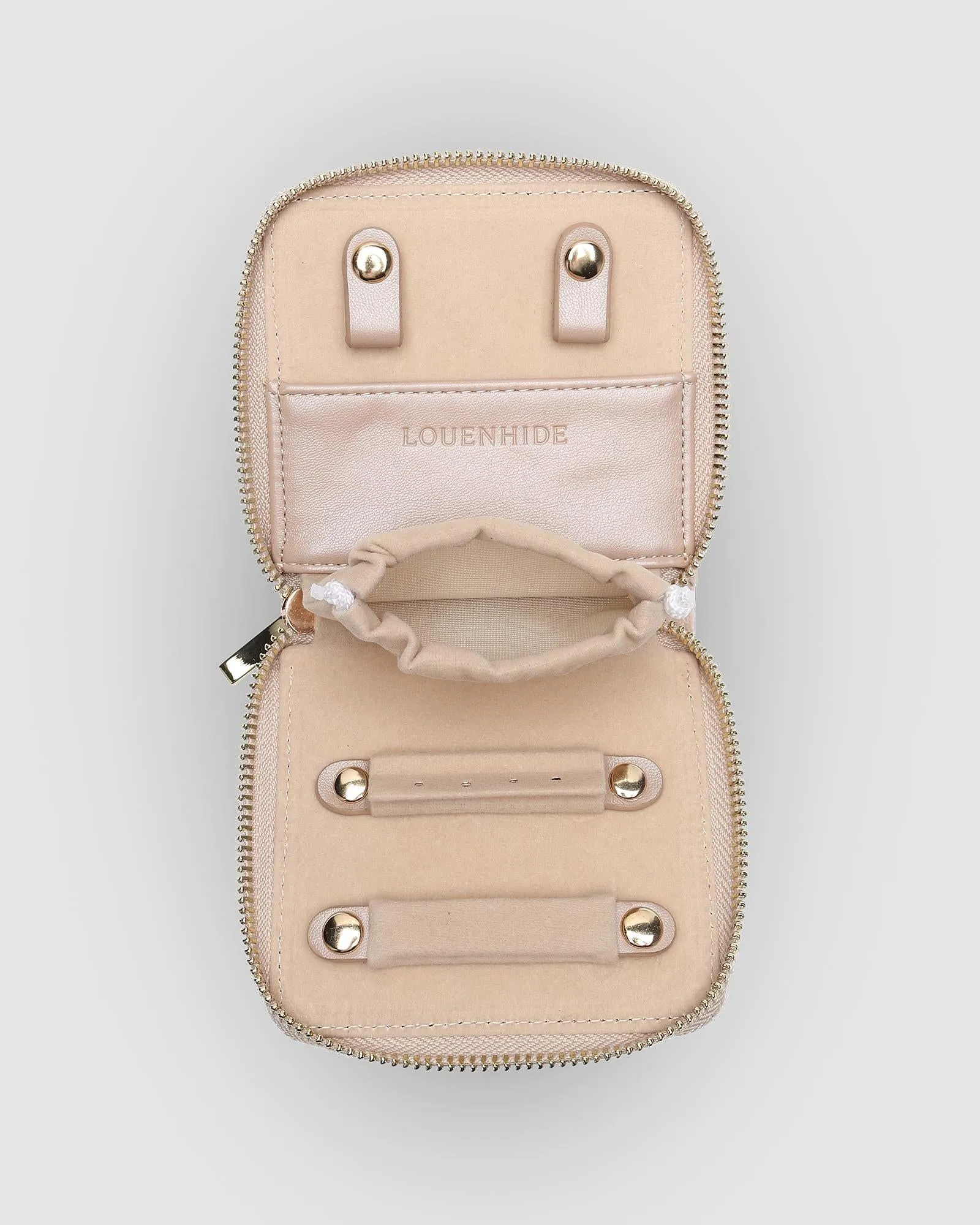 LOUENHIDE Juniper Jewellery Case - Velvet Malt