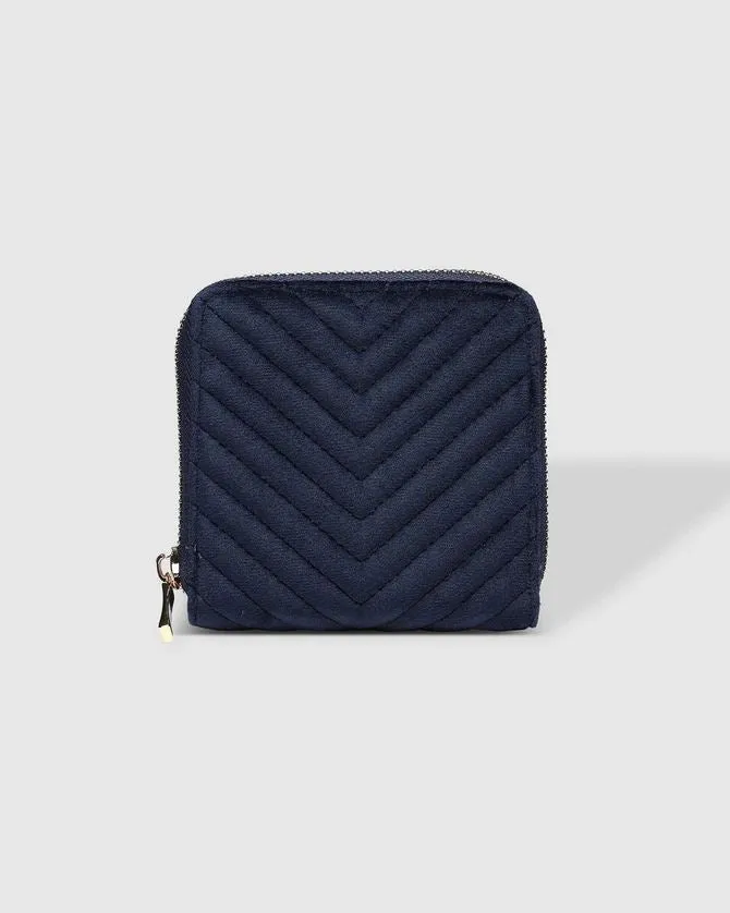 LOUENHIDE Juniper Jewellery Case - Velvet Navy