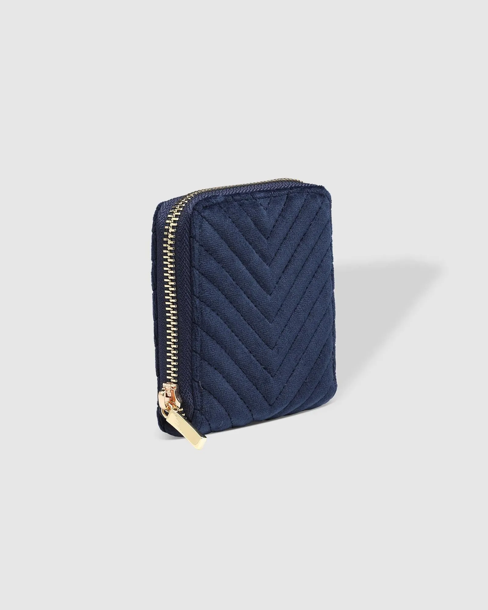 LOUENHIDE Juniper Jewellery Case - Velvet Navy