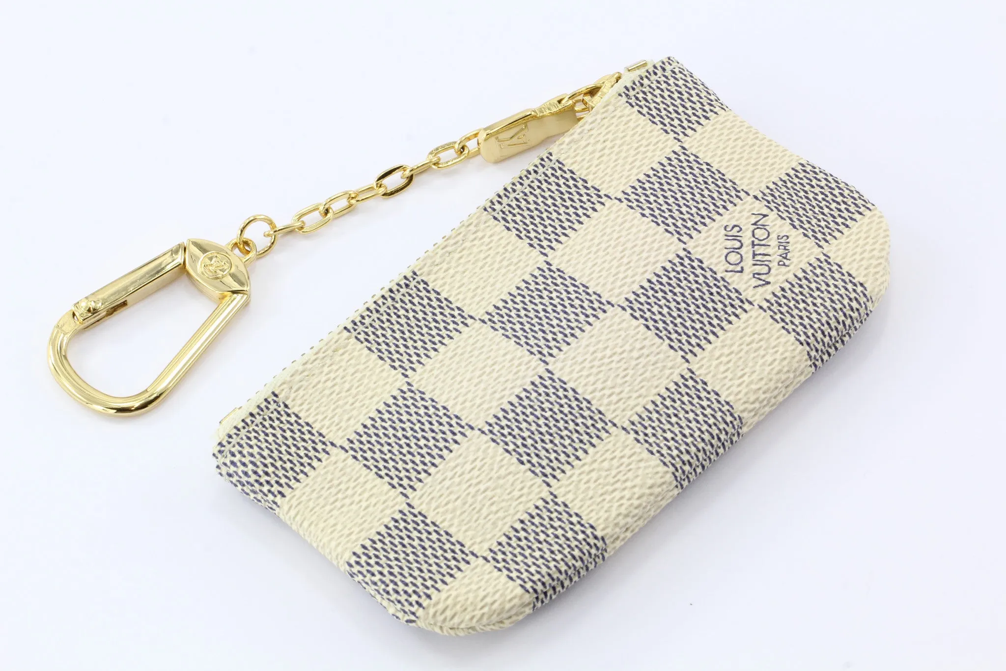 Louis Vuitton Damier Azur Key Pouch in Box