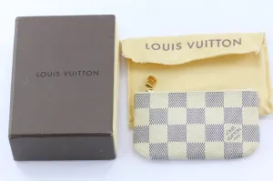 Louis Vuitton Damier Azur Key Pouch in Box