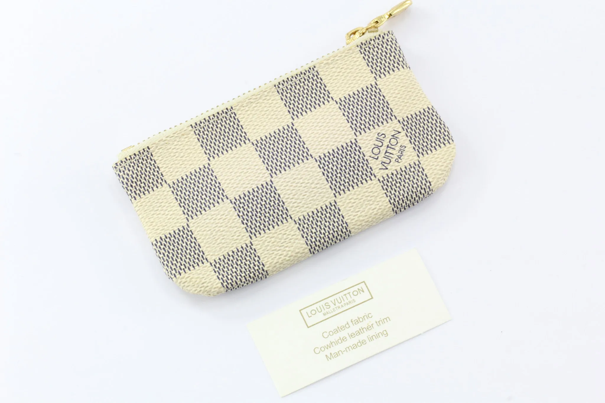 Louis Vuitton Damier Azur Key Pouch in Box