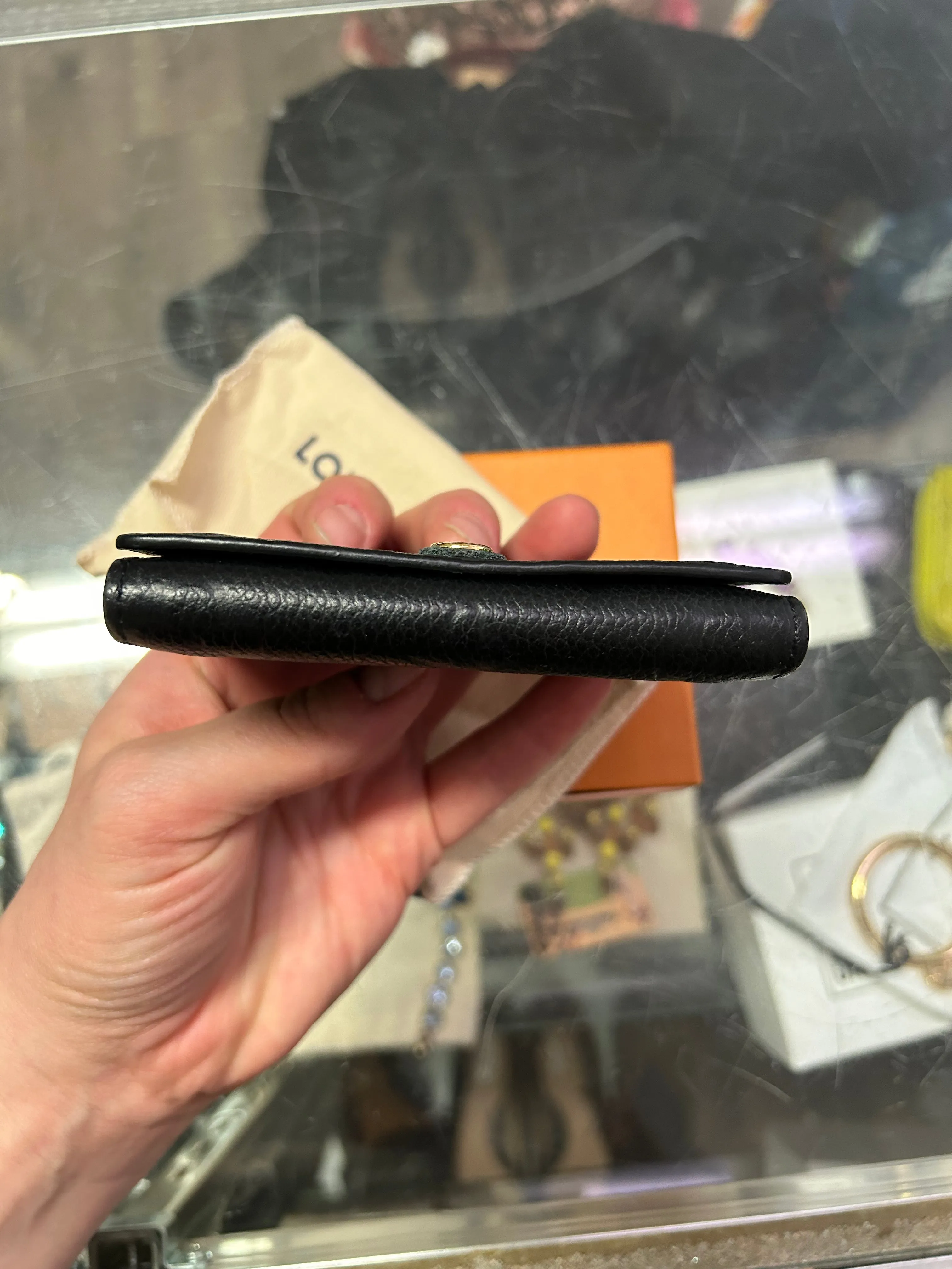 Louis Vuitton Empreinte Black Business Card Holder