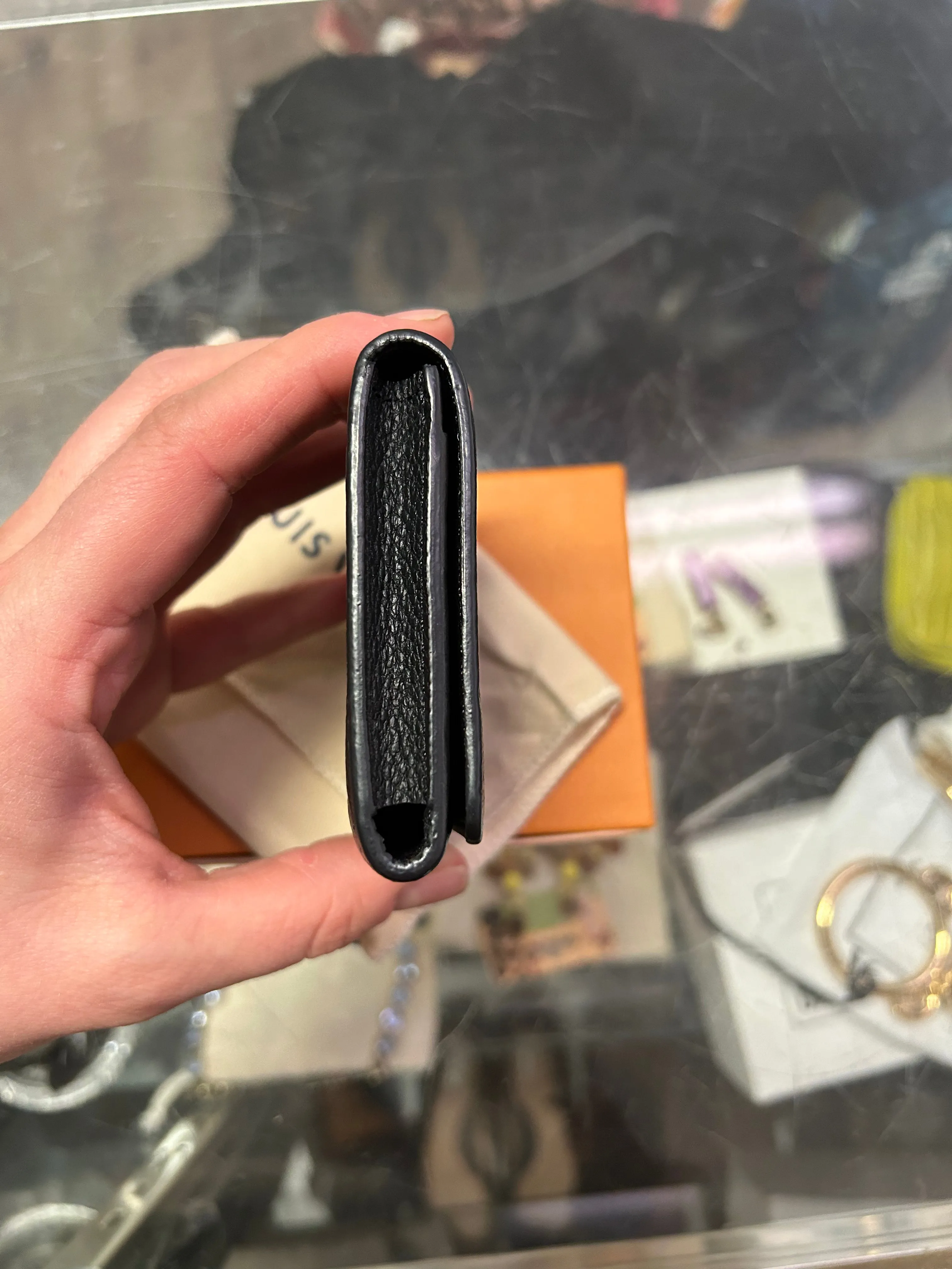 Louis Vuitton Empreinte Black Business Card Holder