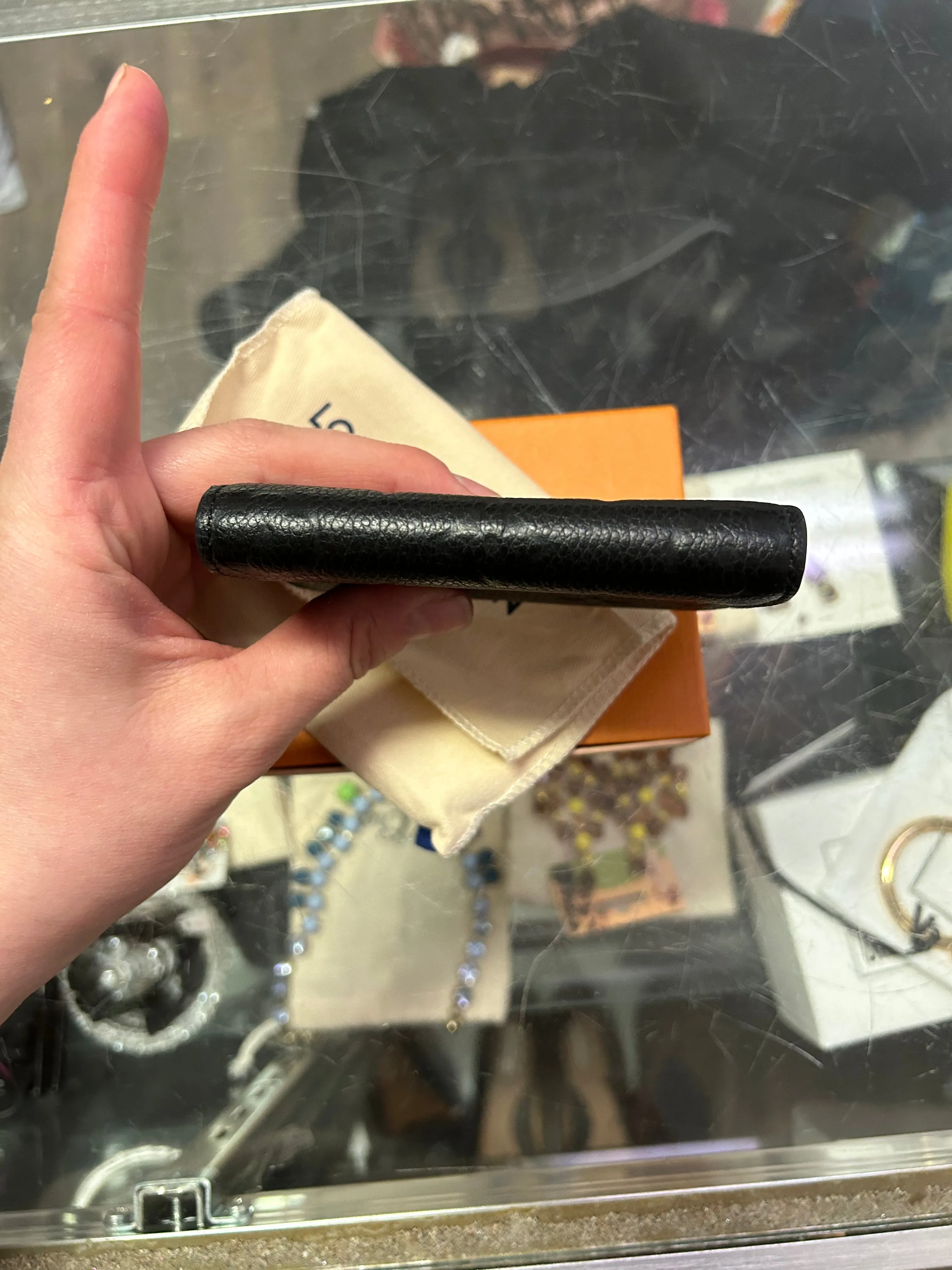 Louis Vuitton Empreinte Black Business Card Holder