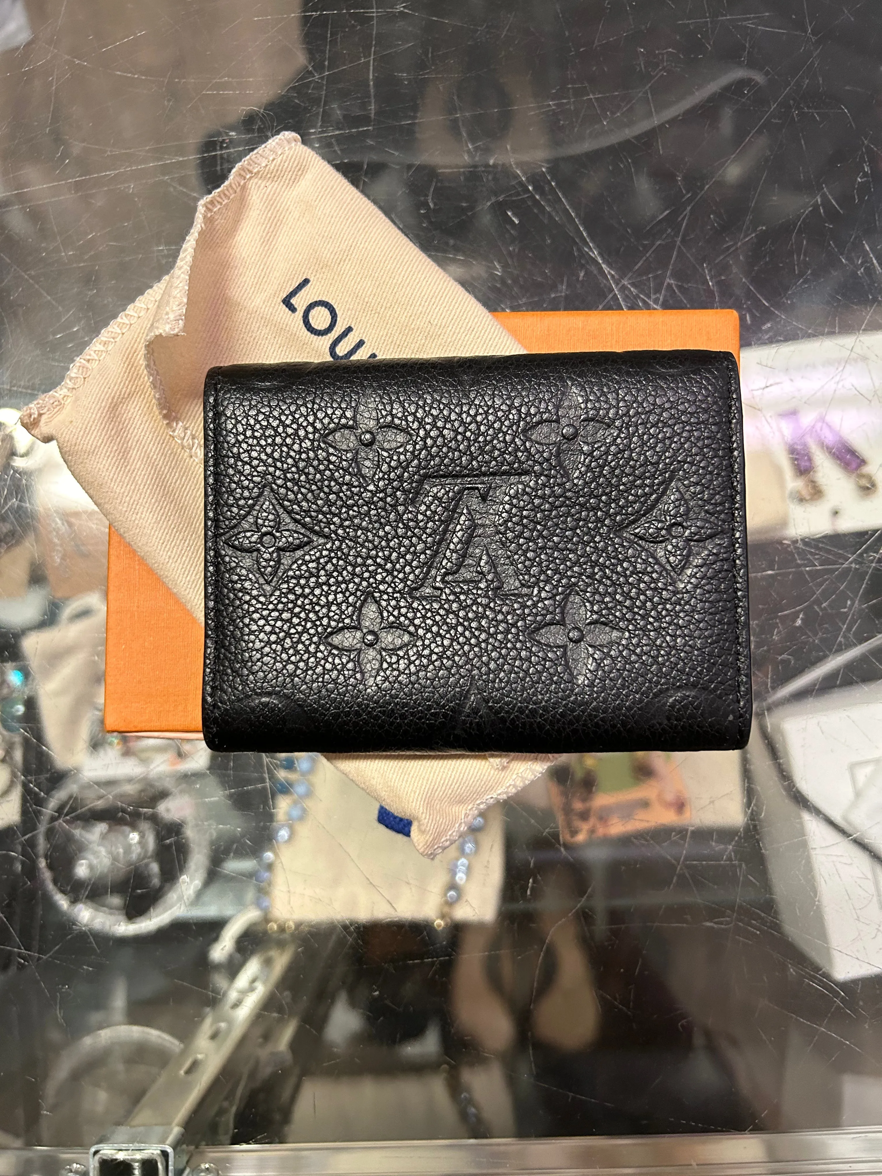 Louis Vuitton Empreinte Black Business Card Holder
