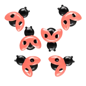 Loveliness of Ladybugs Magnet Set of 6
