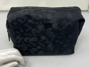 Lululemon Zip Fabric Black on Black  Camo Pouch