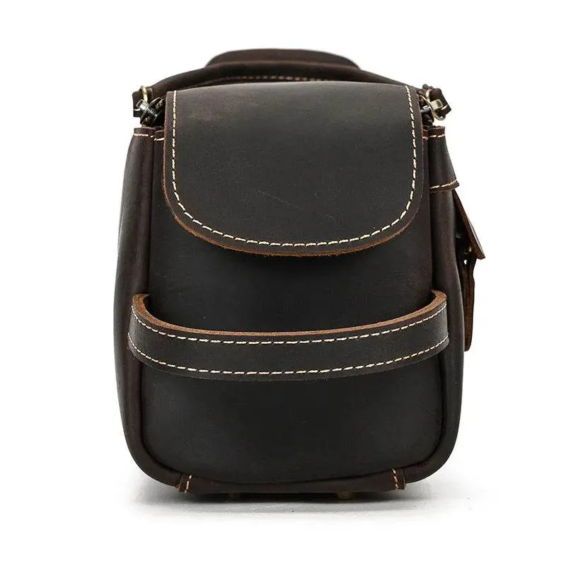 Luxury Designer Leather Cosmetic Toiletries Travel Bag for Men & Women
