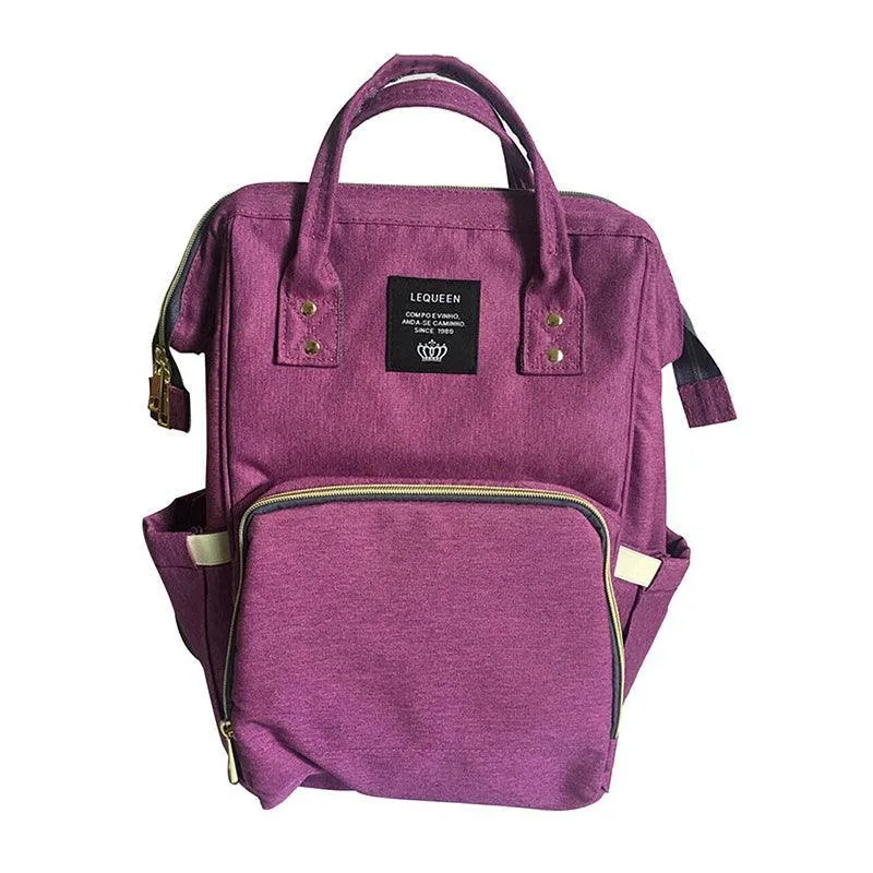 Luxury Multifunctional Baby Diaper Nappy Backpack Maternity Mummy Changing Bag