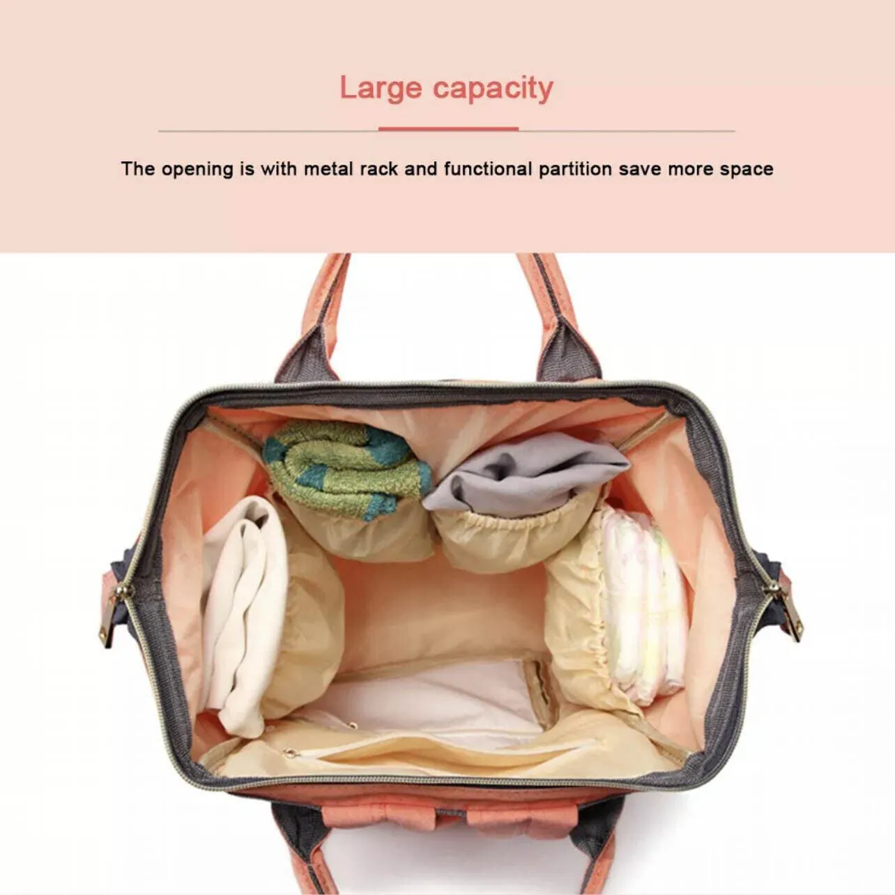 Luxury Multifunctional Baby Diaper Nappy Backpack Maternity Mummy Changing Bag