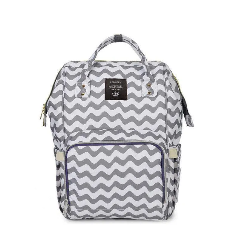 Luxury Multifunctional Baby Diaper Nappy Backpack Maternity Mummy Changing Bag