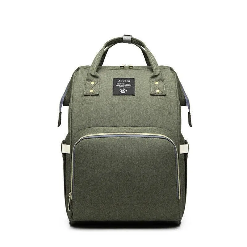 Luxury Multifunctional Baby Diaper Nappy Backpack Maternity Mummy Changing Bag