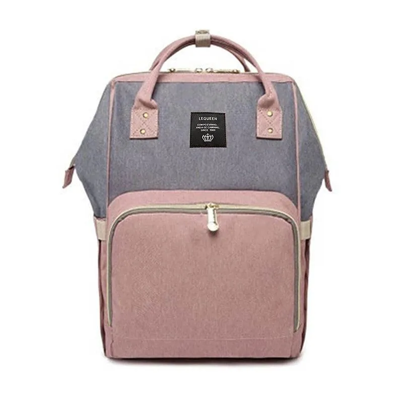 Luxury Multifunctional Baby Diaper Nappy Backpack Maternity Mummy Changing Bag