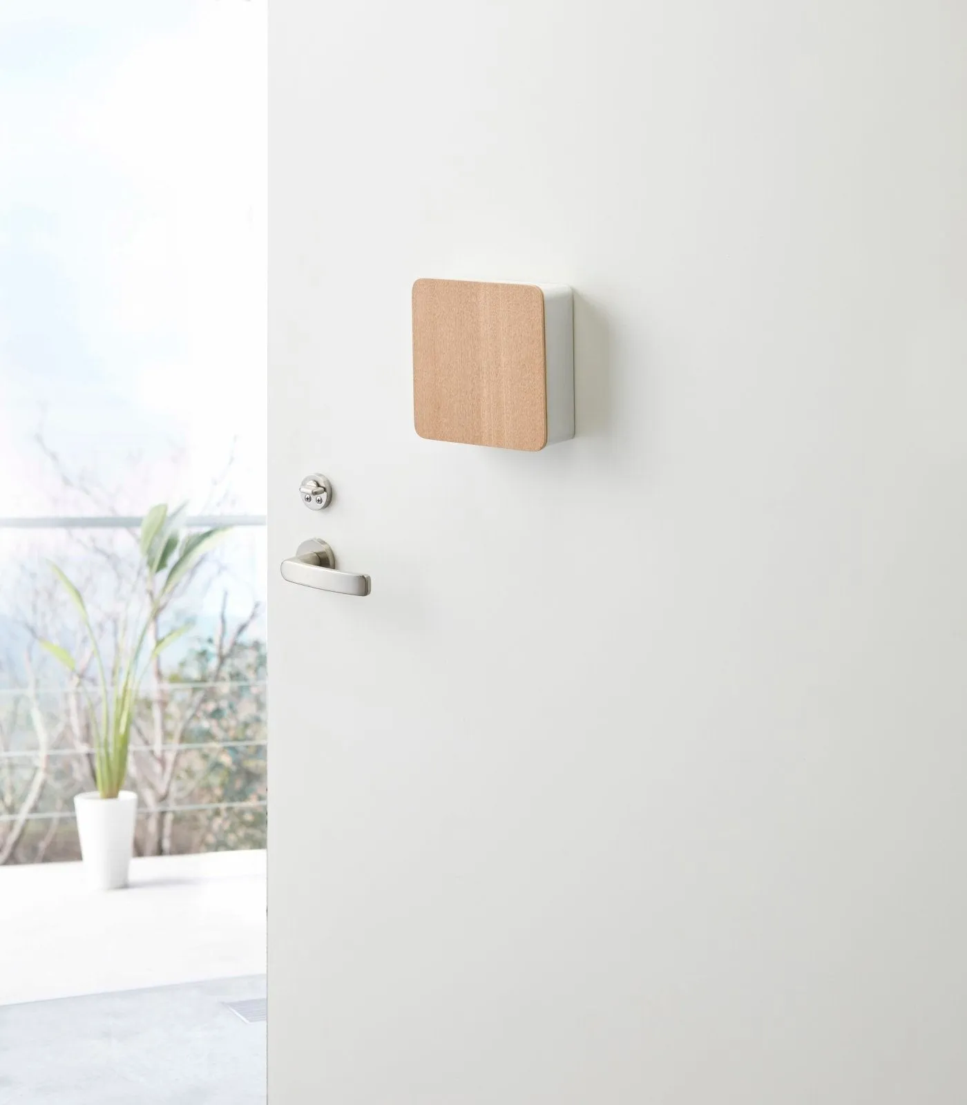 Magnetic Key Cabinet in Steel   Wood