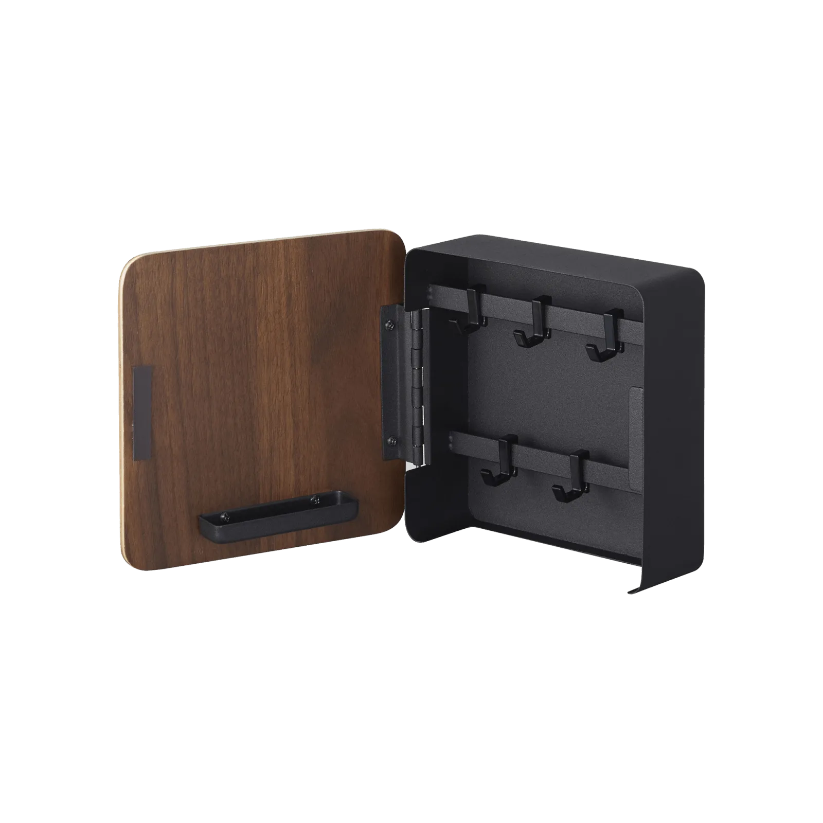Magnetic Key Cabinet in Steel   Wood