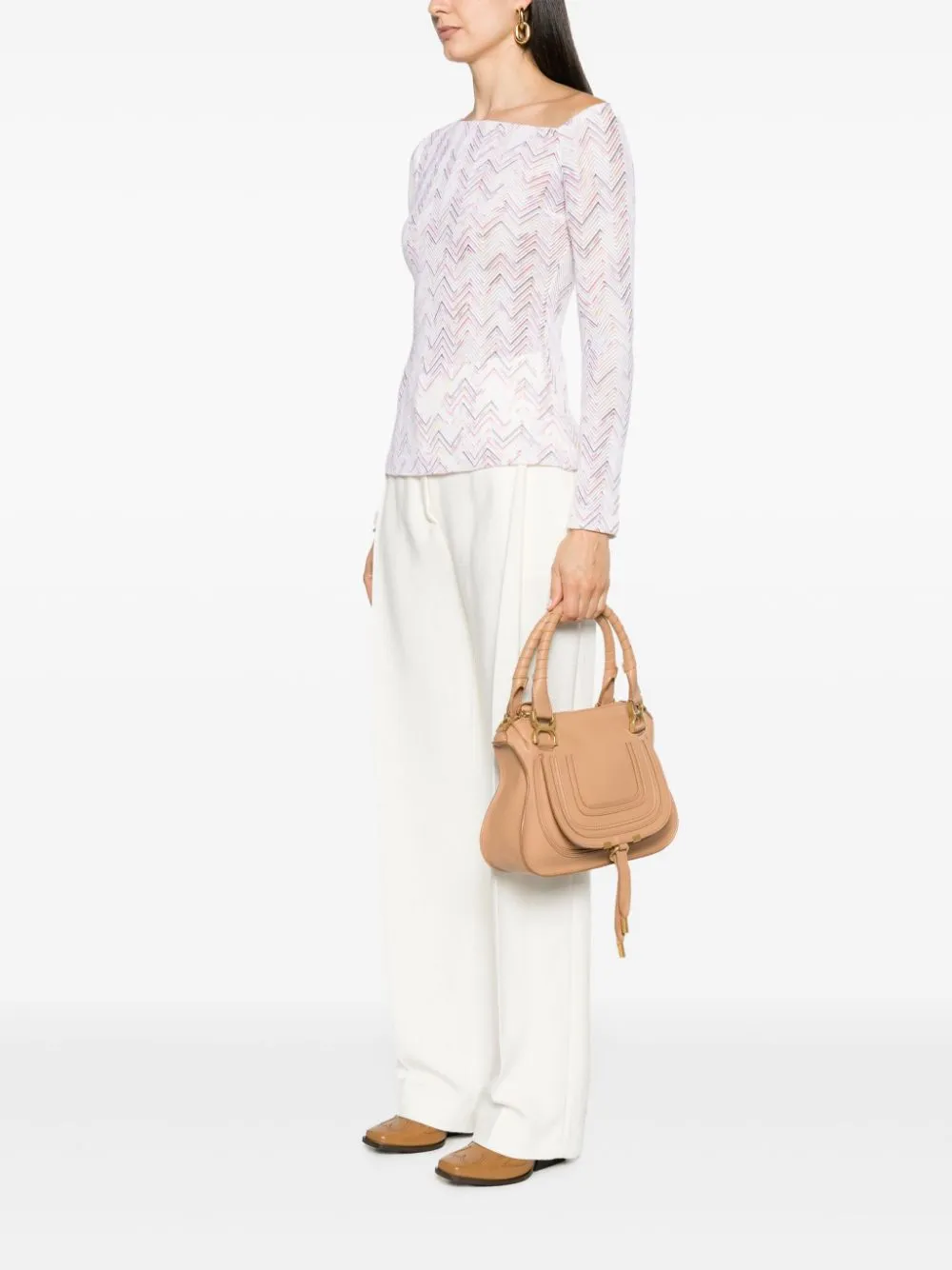 Marcie small leather handbag