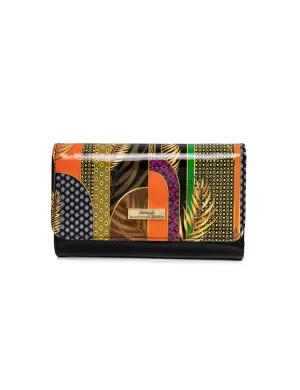 MATILDA MEDIUM PATENT LEATHER WALLET WITH RFID