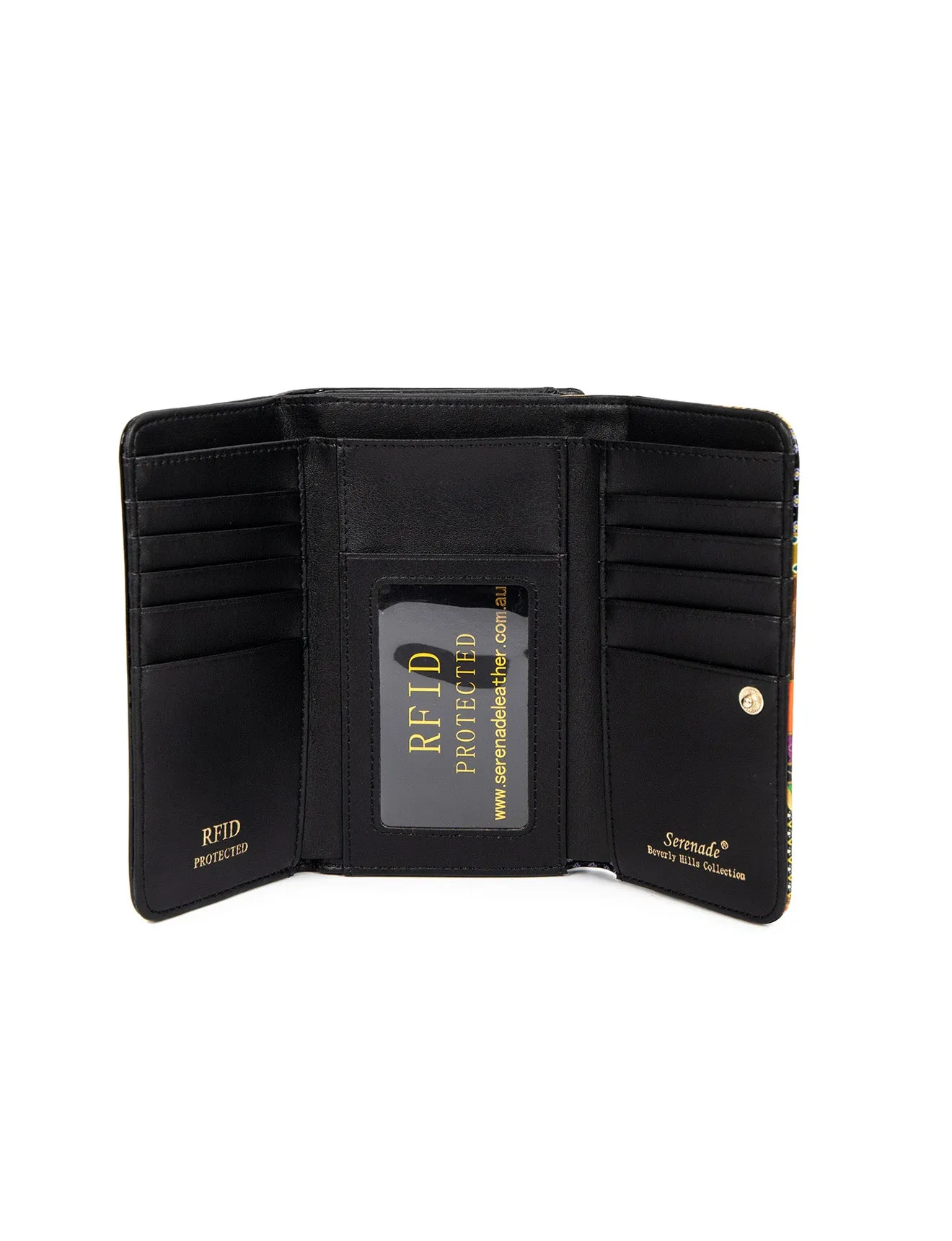 MATILDA MEDIUM PATENT LEATHER WALLET WITH RFID