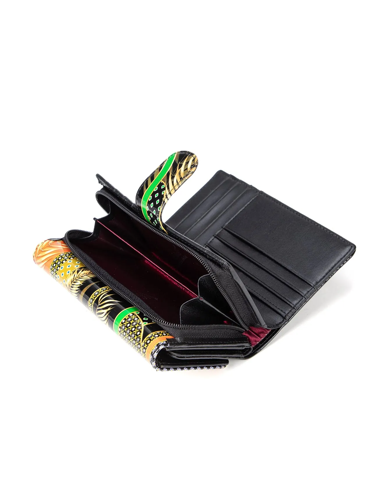 MATILDA MEDIUM PATENT LEATHER WALLET WITH RFID