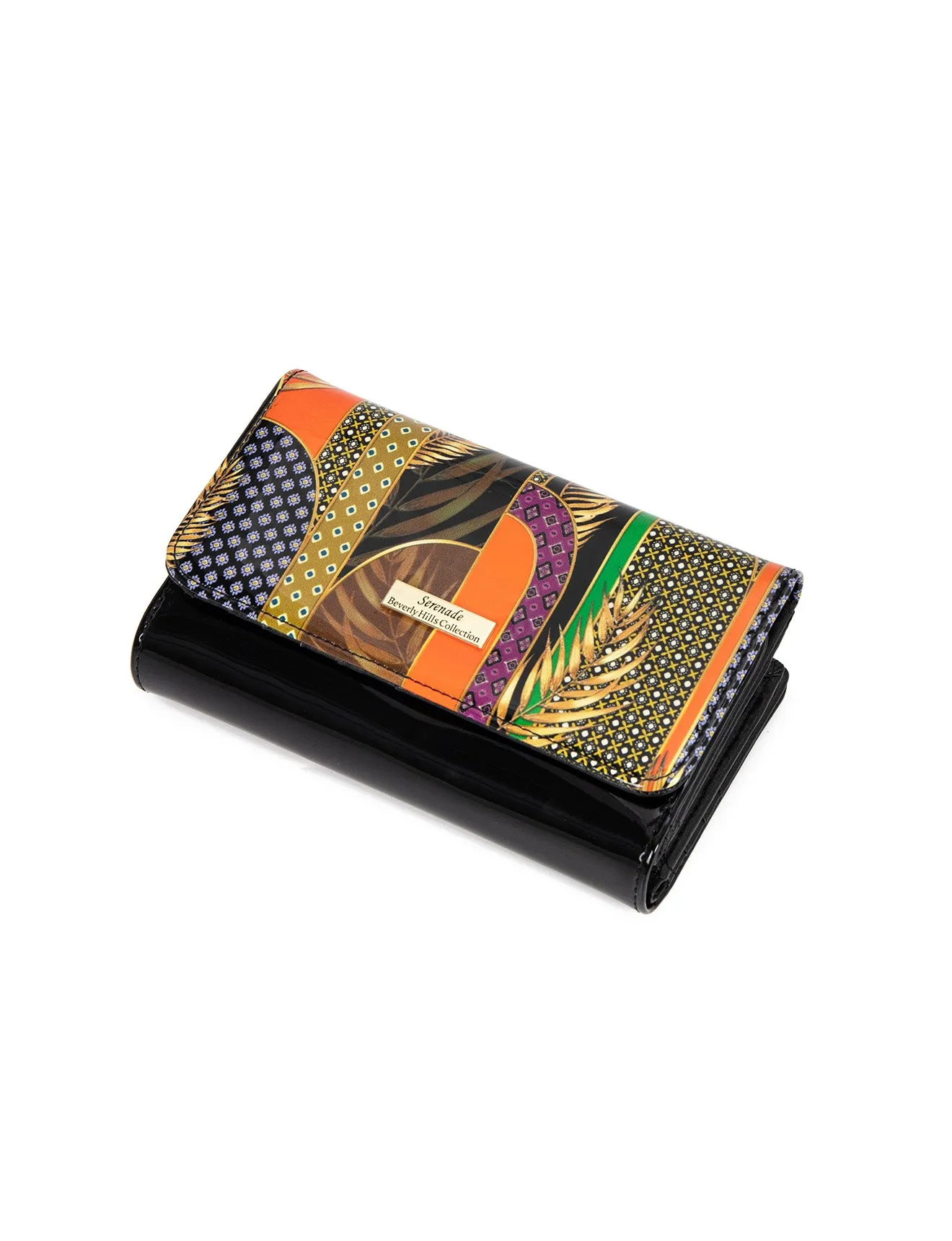 MATILDA MEDIUM PATENT LEATHER WALLET WITH RFID